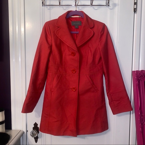 Ann Taylor Jackets & Blazers - SALMON ANN TAYLOR TRENCH COAT